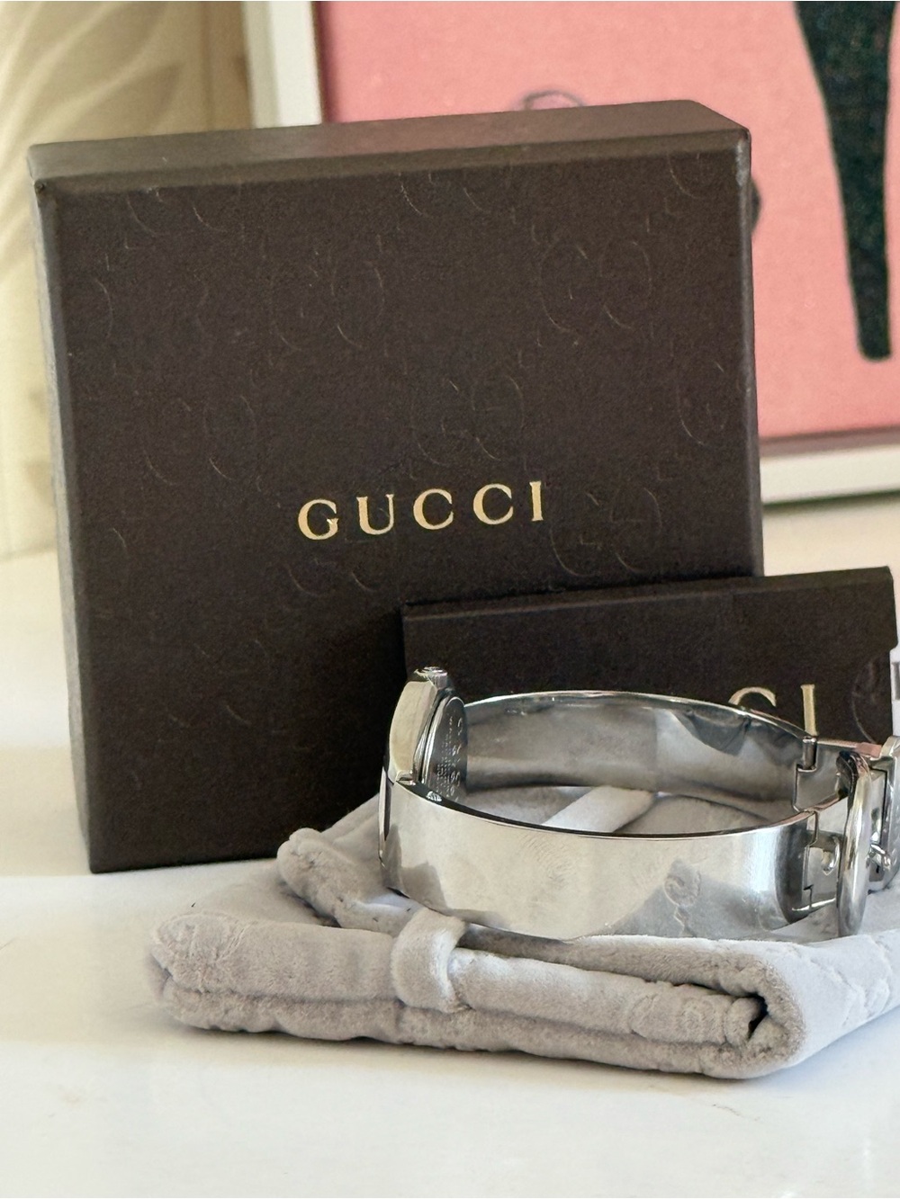 Gucci watch Silver Stainless Steel Bracelet ๐ - Picture 8 of 12